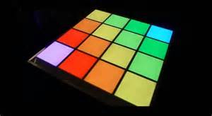 interactive floor sound light panel