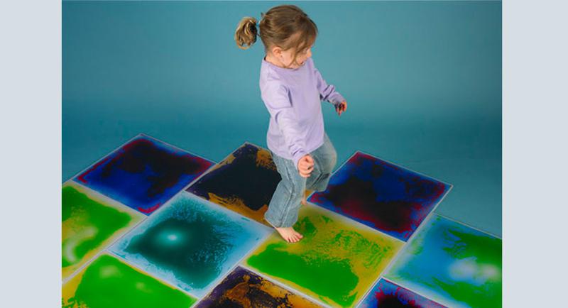 Interactive Floor Wall Panels Light, Playlearn Sensory Interactive Led Light Up Floor Tile
